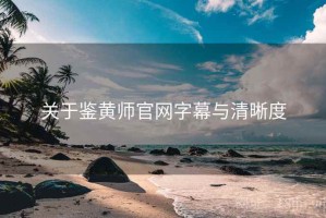 关于鉴黄师官网字幕与清晰度