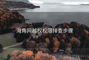 海角网越权权限排查步骤