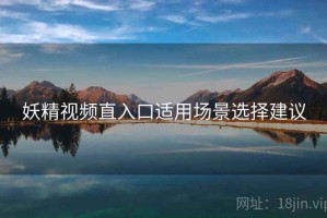 妖精视频直入口适用场景选择建议