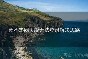 汤不热网页版无法登录解决思路