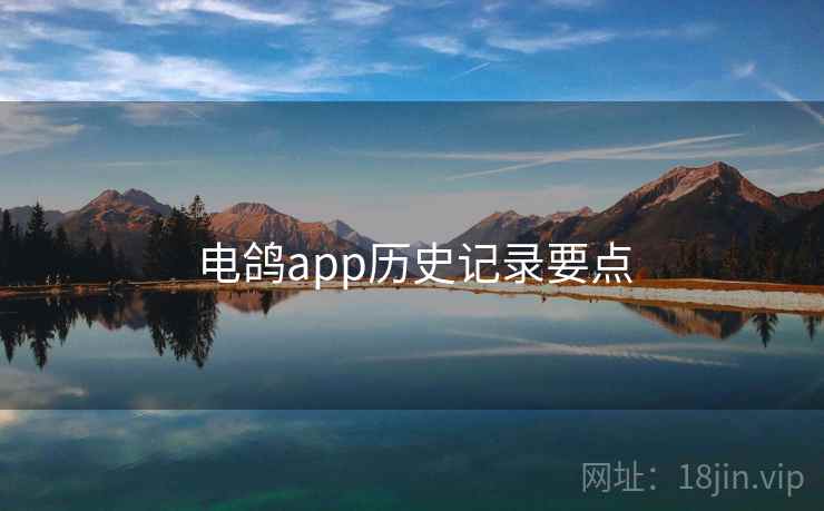 电鸽app历史记录要点