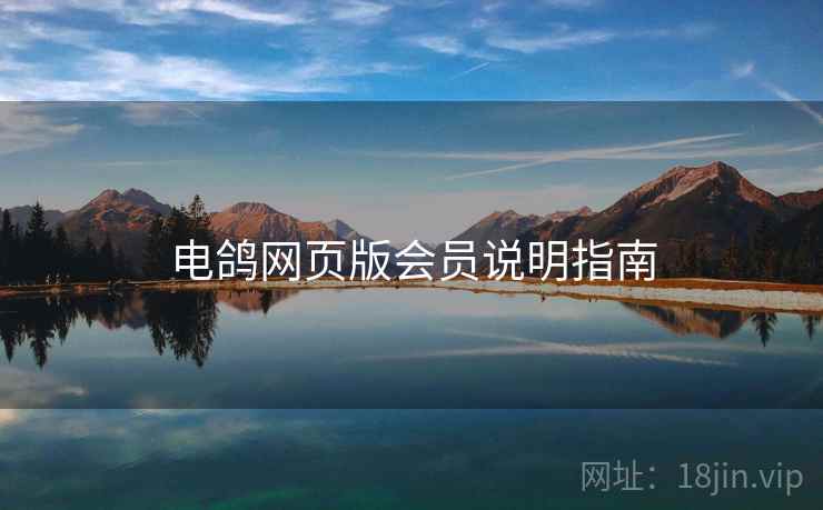 电鸽网页版会员说明指南