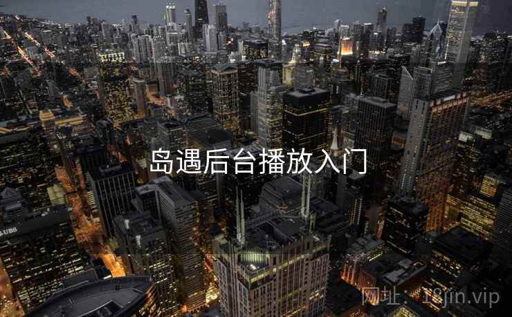 岛遇后台播放入门