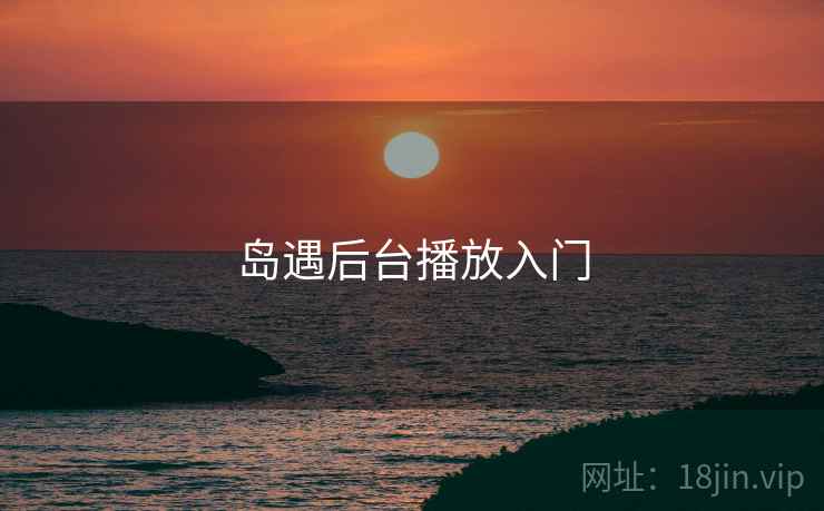 岛遇后台播放入门