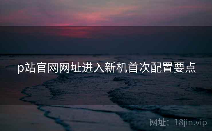 p站官网网址进入新机首次配置要点