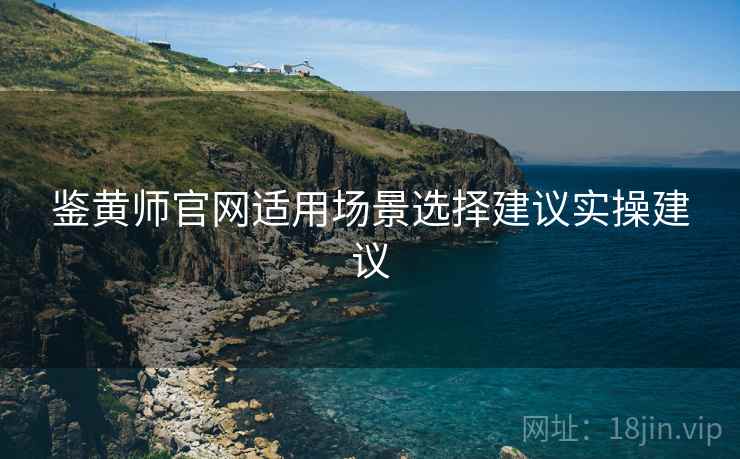 鉴黄师官网适用场景选择建议实操建议